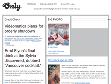 Tablet Screenshot of onlymagazine.net